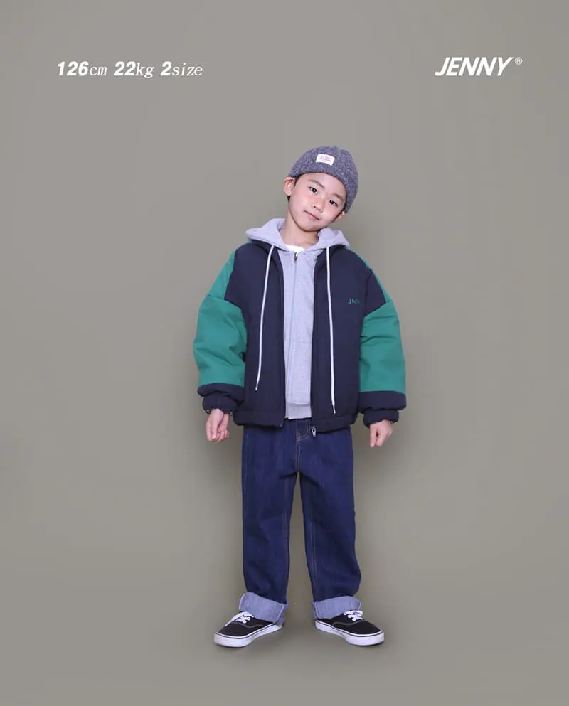 Jenny Basic - Korean Children Fashion - #discoveringself - Fleece Jeans - 3