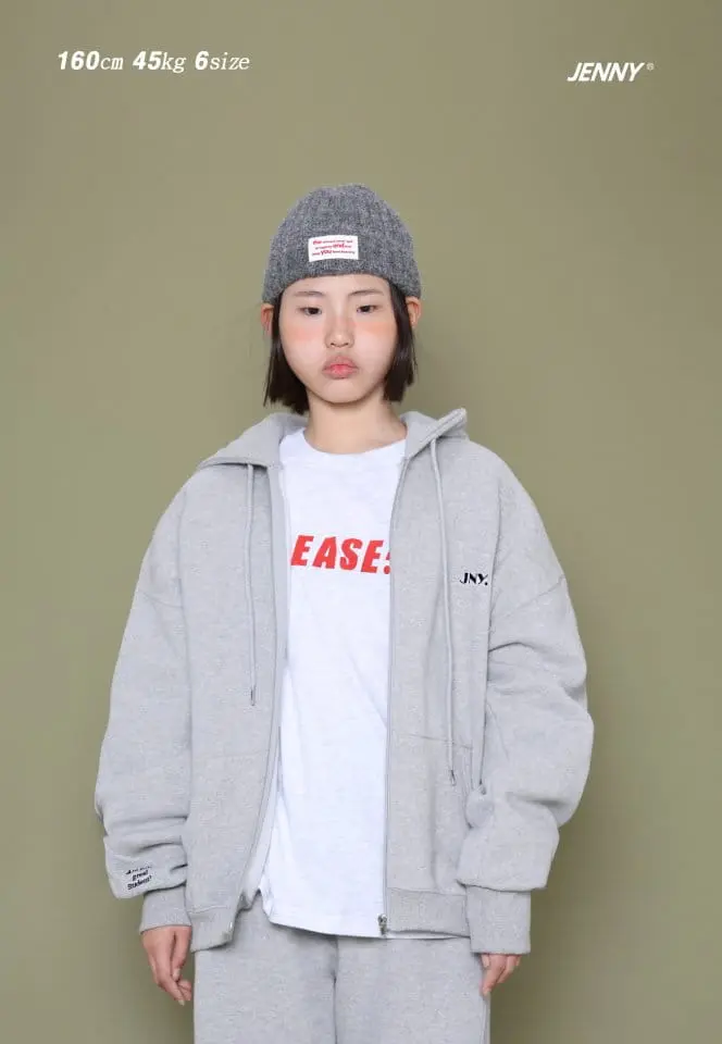 Jenny Basic - Korean Children Fashion - #fashionkids - Long Light Zip-up - 4