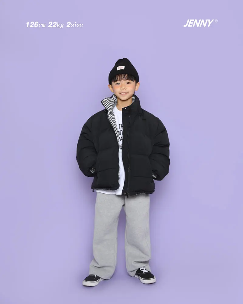 Jenny Basic - Korean Children Fashion - #kidzfashiontrend - Check Front Back Padding - 6