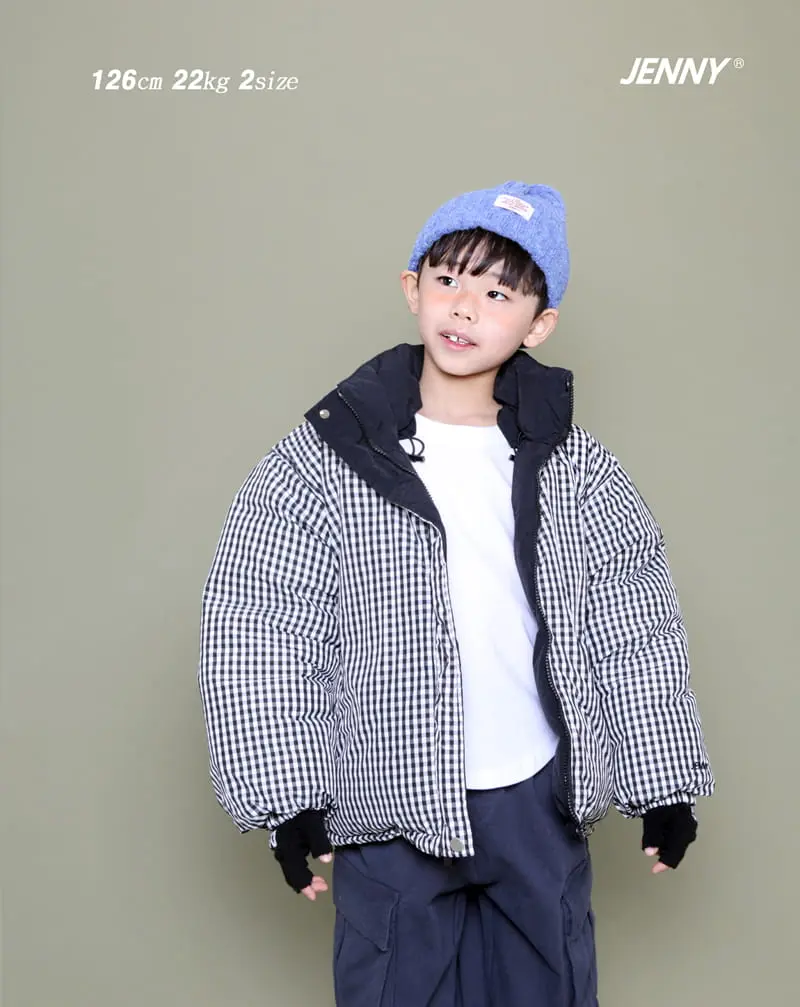 Jenny Basic - Korean Children Fashion - #minifashionista - Check Front Back Padding - 10