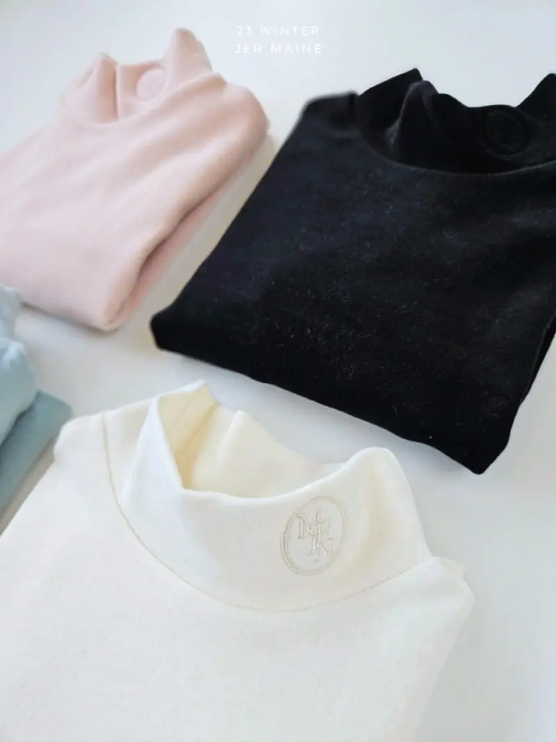 Jermaine - Korean Children Fashion - #childofig - Soft Turtleneck Tee - 3
