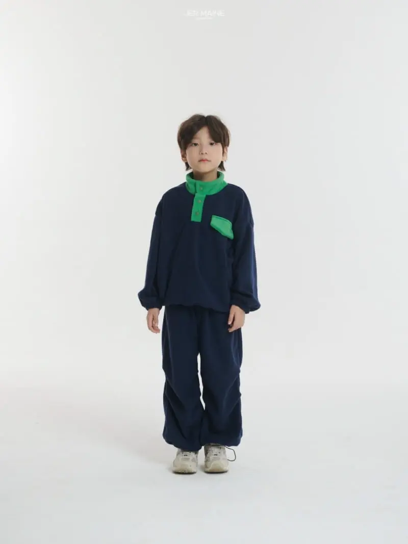 Jermaine - Korean Children Fashion - #kidsshorts - Hip Danjjak Top Bottom Set - 5
