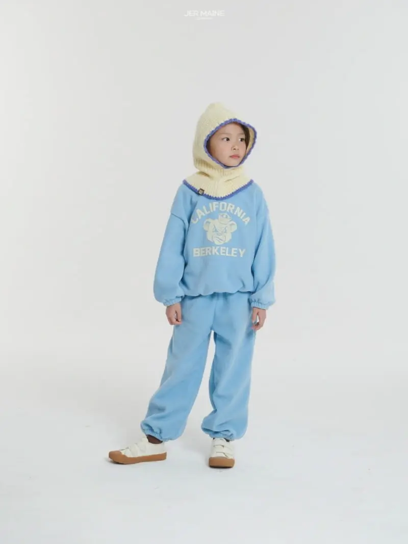 Jermaine - Korean Children Fashion - #prettylittlegirls - California Bear Top Bottom Set - 12