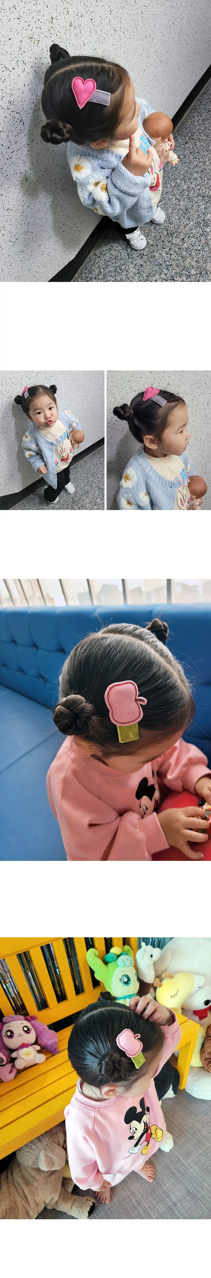 Jireh Bow - Korean Baby Fashion - #babyclothing - Pang Pang Patch Ticking Hair Pin