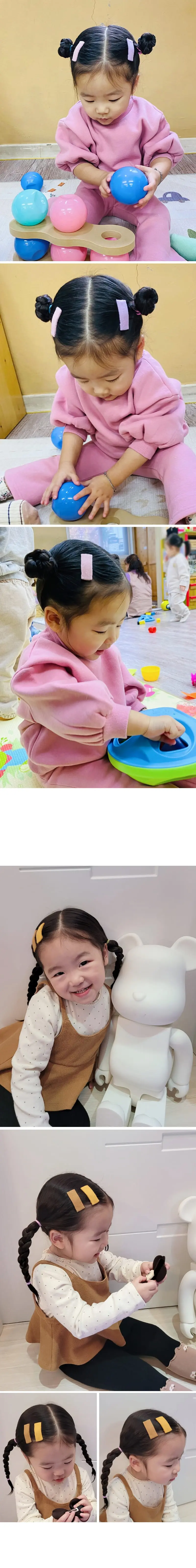 Jireh Bow - Korean Baby Fashion - #babyfever - Day Tok Tok Ticking Pin Set