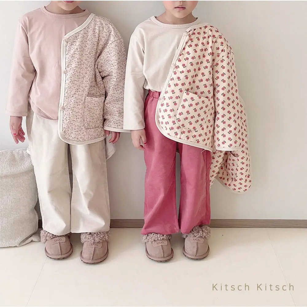Kitsch Kitsch - Korean Children Fashion - #kidzfashiontrend - Rib Pants - 8