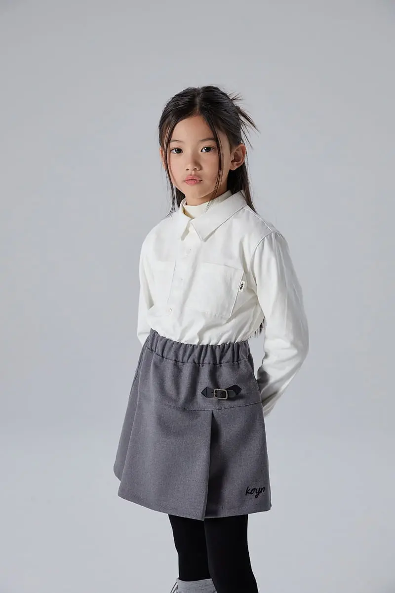 Kokoyarn - Korean Children Fashion - #discoveringself - Cookie Belt Skirt - 2
