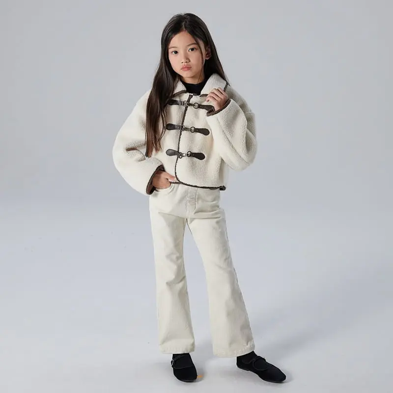 Kokoyarn - Korean Children Fashion - #fashionkids - Bold Crop P Jacket - 4