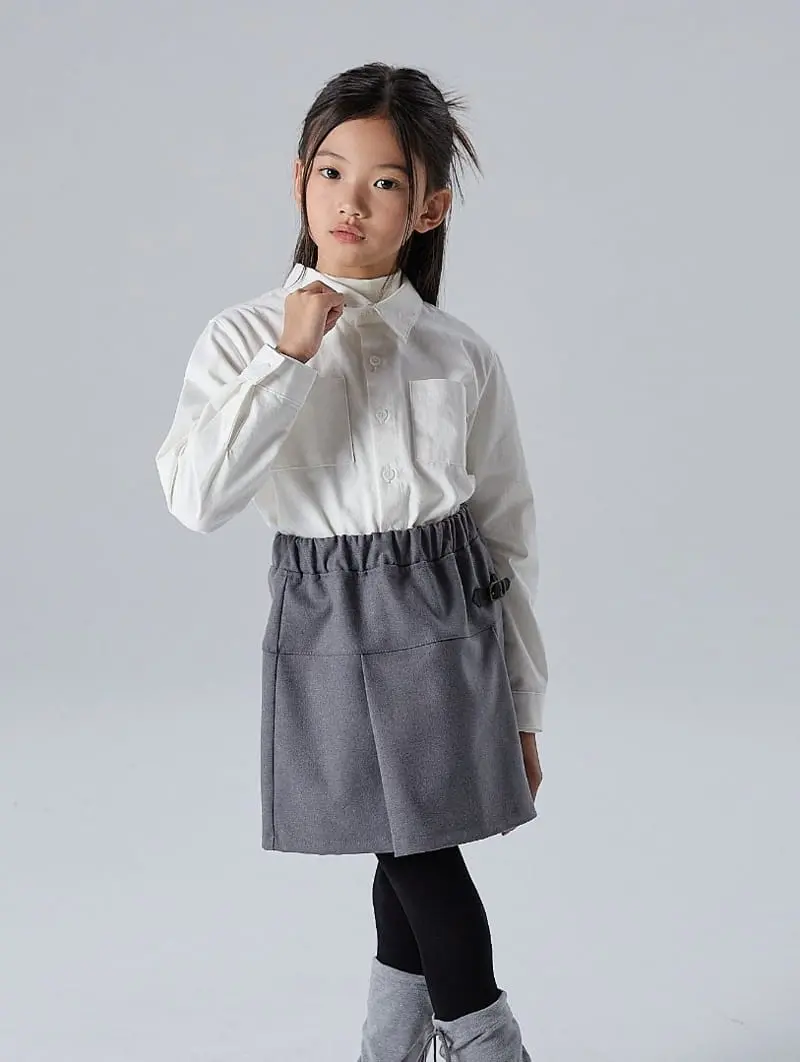 Kokoyarn - Korean Children Fashion - #kidzfashiontrend - Fleece Crop Shirt