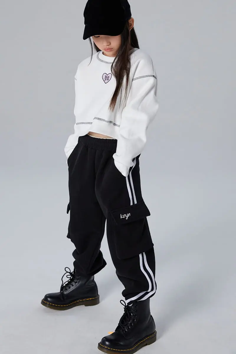 Kokoyarn - Korean Children Fashion - #littlefashionista - Taping Pants - 3