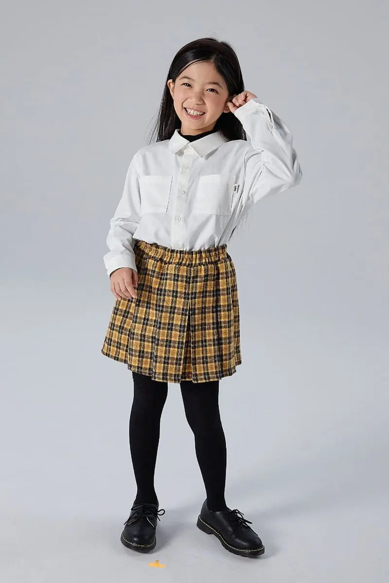 Kokoyarn - Korean Children Fashion - #minifashionista - Momo Check Skirt - 9