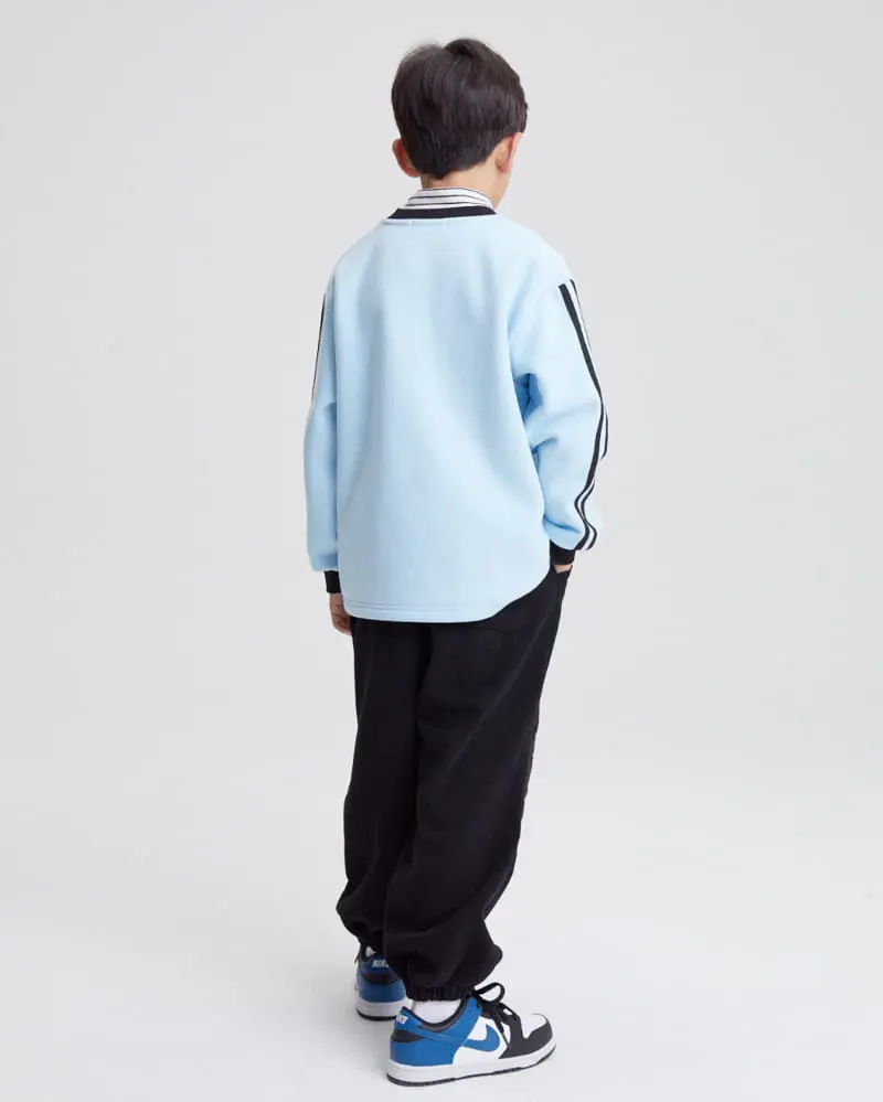 Kokoyarn - Korean Junior Fashion - #Kfashion4kids - Line Tape Sweatshirt - 9