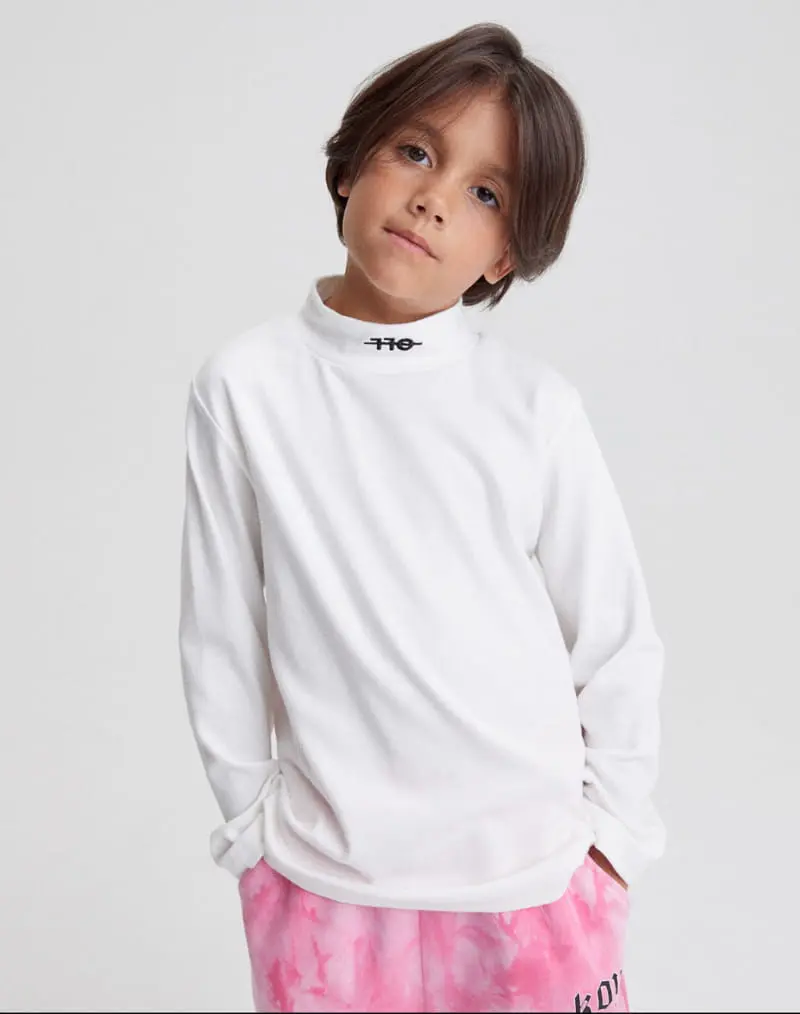 Kokoyarn - Korean Junior Fashion - #Kfashion4kids - Holly Basic Turtleneck Tee - 5