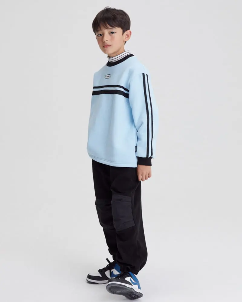 Kokoyarn - Korean Junior Fashion - #kidsstore - Line Tape Sweatshirt - 7