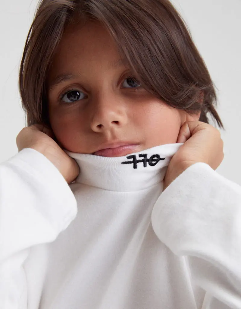 Kokoyarn - Korean Junior Fashion - #magicofchildhood - Holly Basic Turtleneck Tee - 7