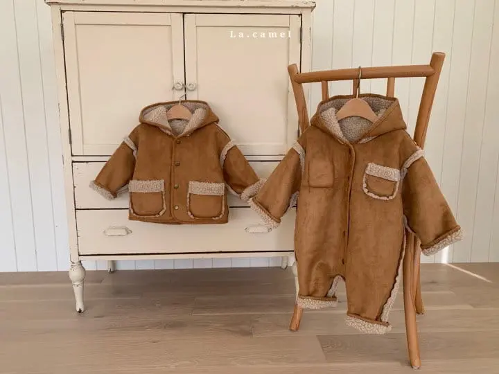 La Camel - Korean Baby Fashion - #babyoninstagram - Lucky Hoody Bodysuit - 6