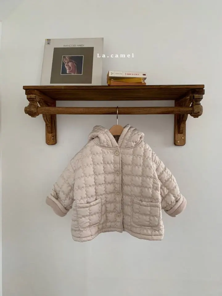 La Camel - Korean Children Fashion - #prettylittlegirls - Bubble Hoody Padding Jacket - 4