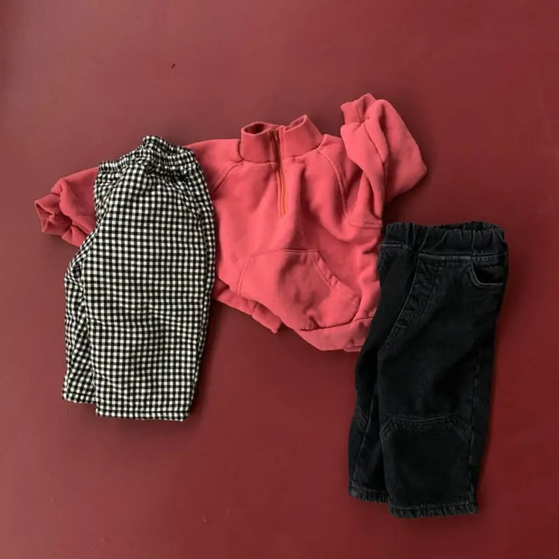 La Chouchou - Korean Children Fashion - #designkidswear - Check Pants - 8