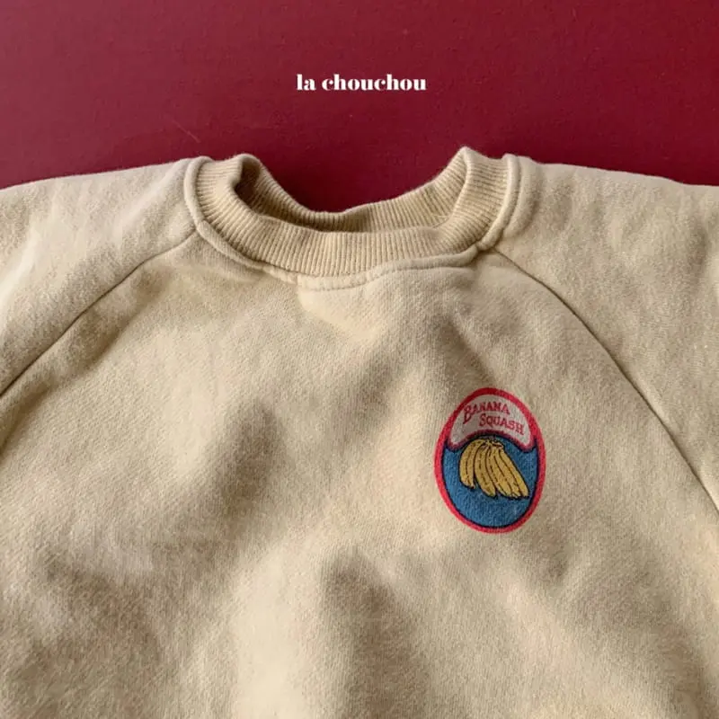 La Chouchou - Korean Children Fashion - #kidsshorts - Banana Sweatshirt - 6