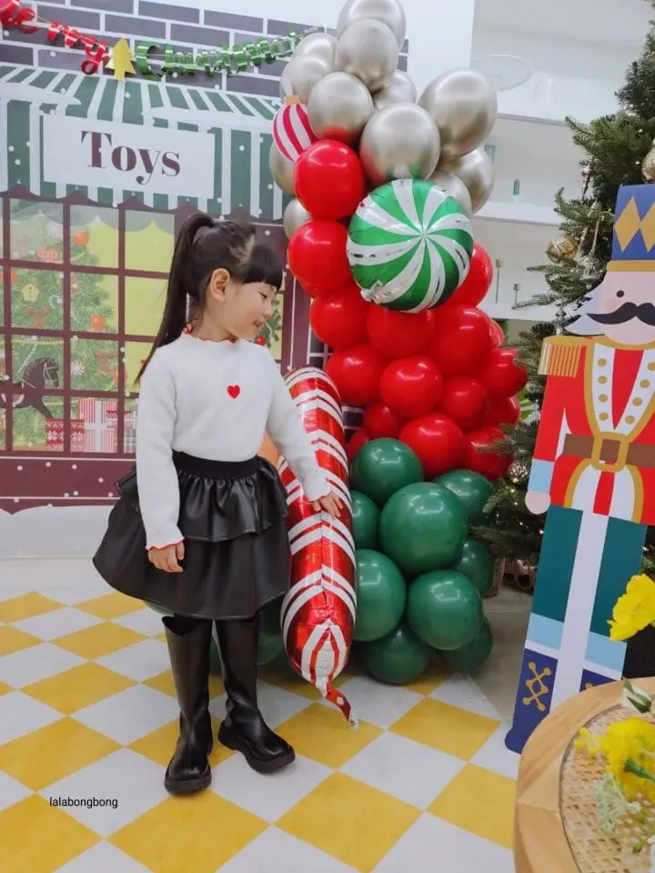 Lalabongbong - Korean Children Fashion - #Kfashion4kids - Cozy Heart Tee - 10