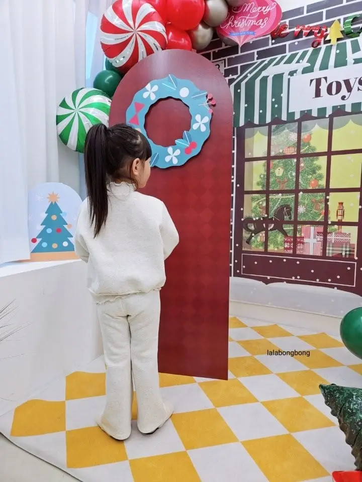 Lalabongbong - Korean Children Fashion - #childofig - Cherry Ribbon Top Bottom Set - 5