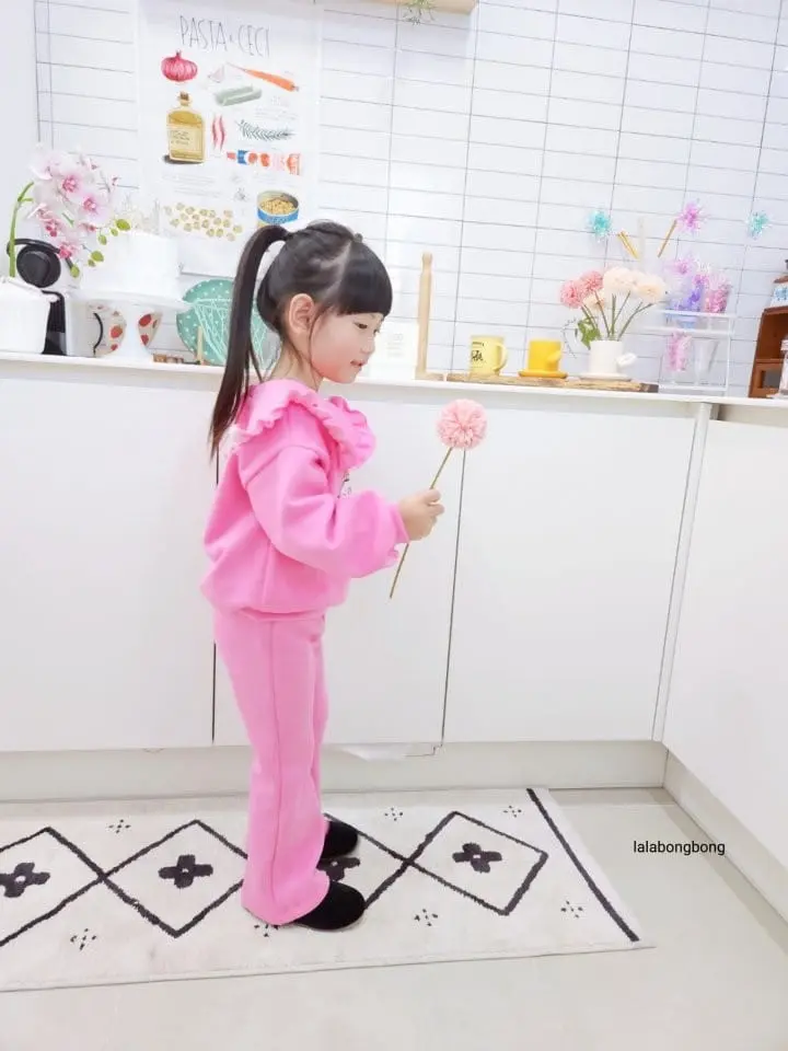 Lalabongbong - Korean Children Fashion - #stylishchildhood - Sweet Top Bottom Set - 4