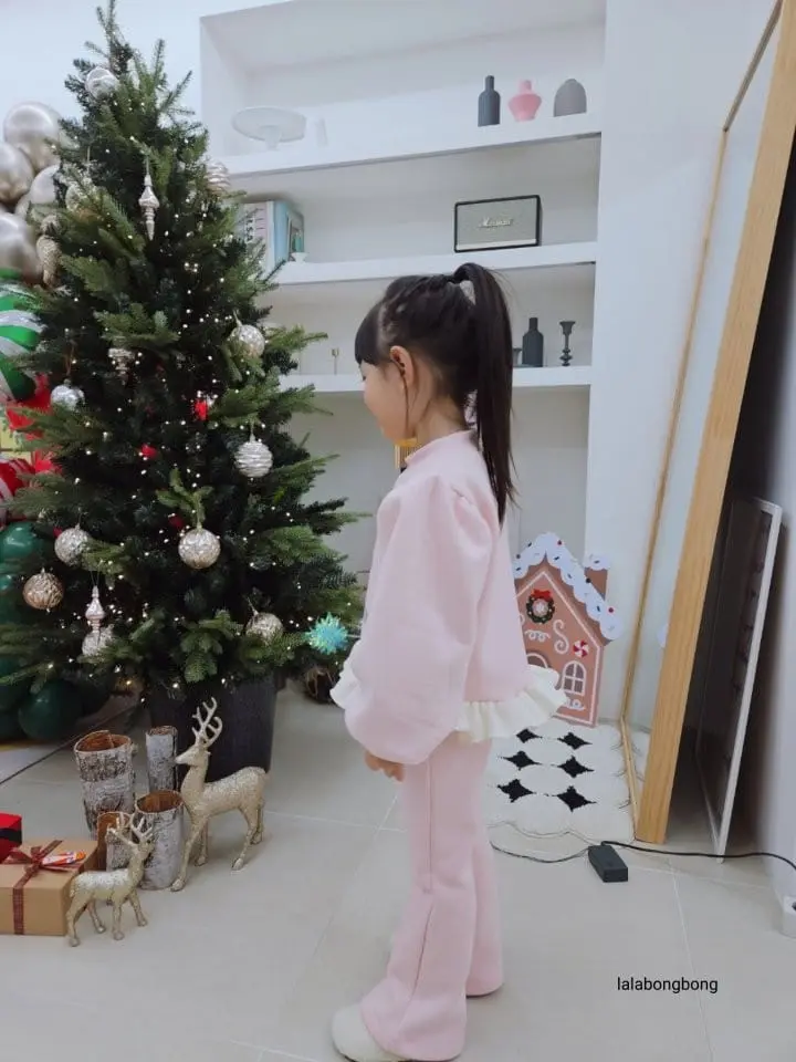 Lalabongbong - Korean Children Fashion - #designkidswear - Cute Bear Top Bottom Set - 8