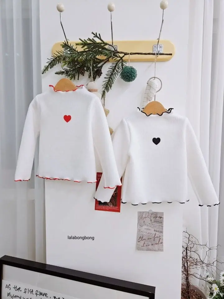 Lalabongbong - Korean Children Fashion - #magicofchildhood - Cozy Heart Tee - 12