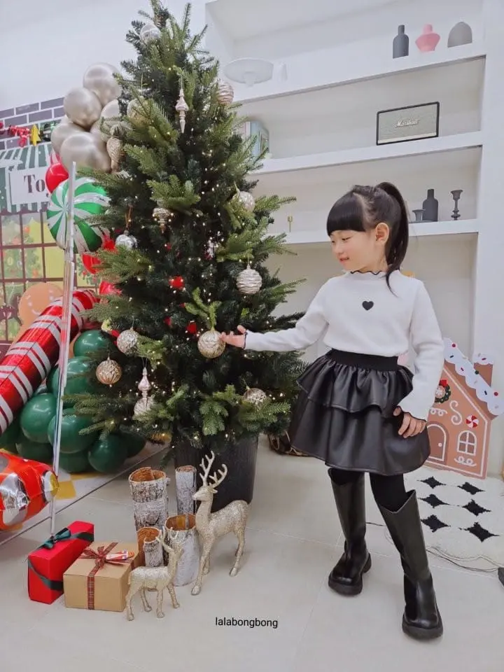 Lalabongbong - Korean Children Fashion - #stylishchildhood - Cozy Heart Tee