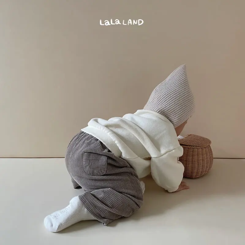 Lalaland - Korean Baby Fashion - #babyfever - Bebe Rib Dungarees Pants - 8