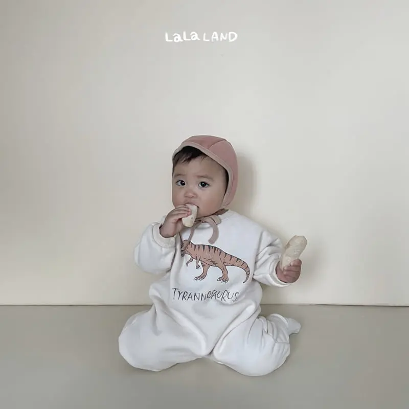 Lalaland - Korean Baby Fashion - #babyfever - Bebe Dino Bodysuit - 2