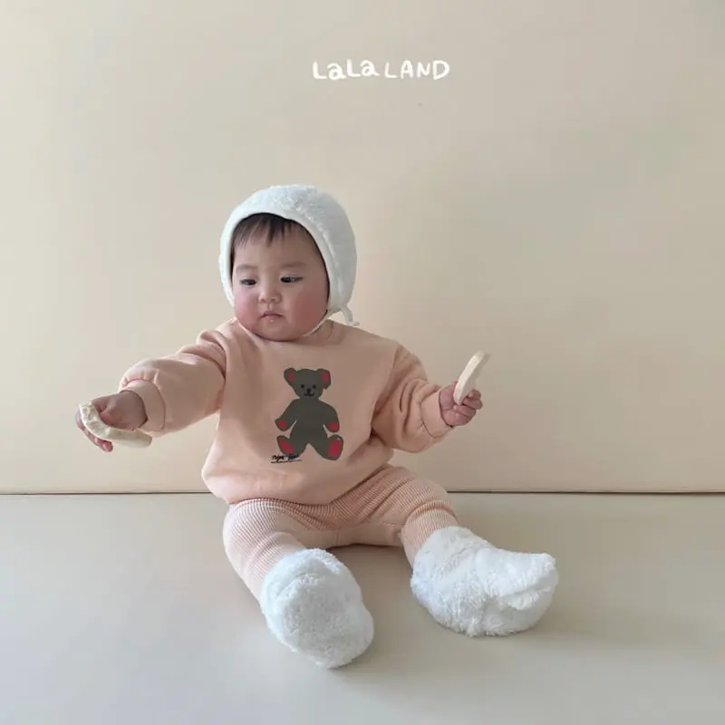 Lalaland - Korean Baby Fashion - #babygirlfashion - Bebe Bear Doll Sweatshirt - 6