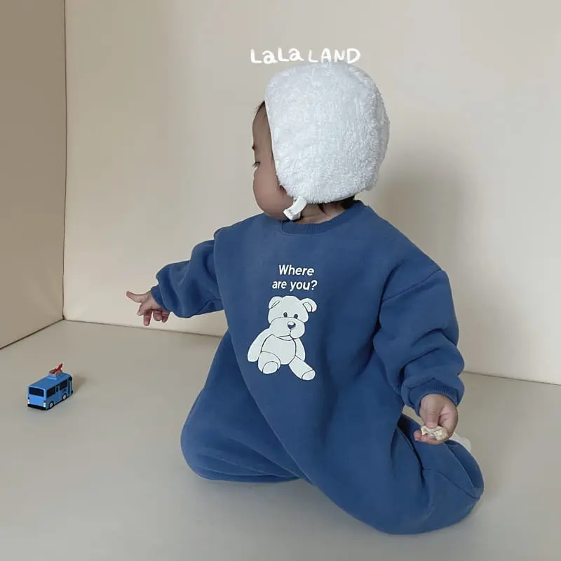 Lalaland - Korean Baby Fashion - #babylifestyle - Bebe Wear Bear Bodysuit - 5