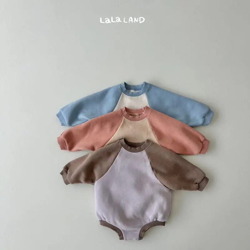 Lalaland - Korean Baby Fashion - #babylifestyle - Bebe Block Raglan Bodysuit
