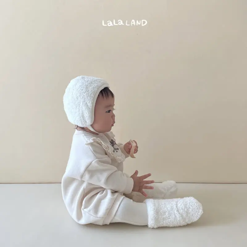 Lalaland - Korean Baby Fashion - #onlinebabyboutique - Bebe Bear Vely Bodysuit - 8