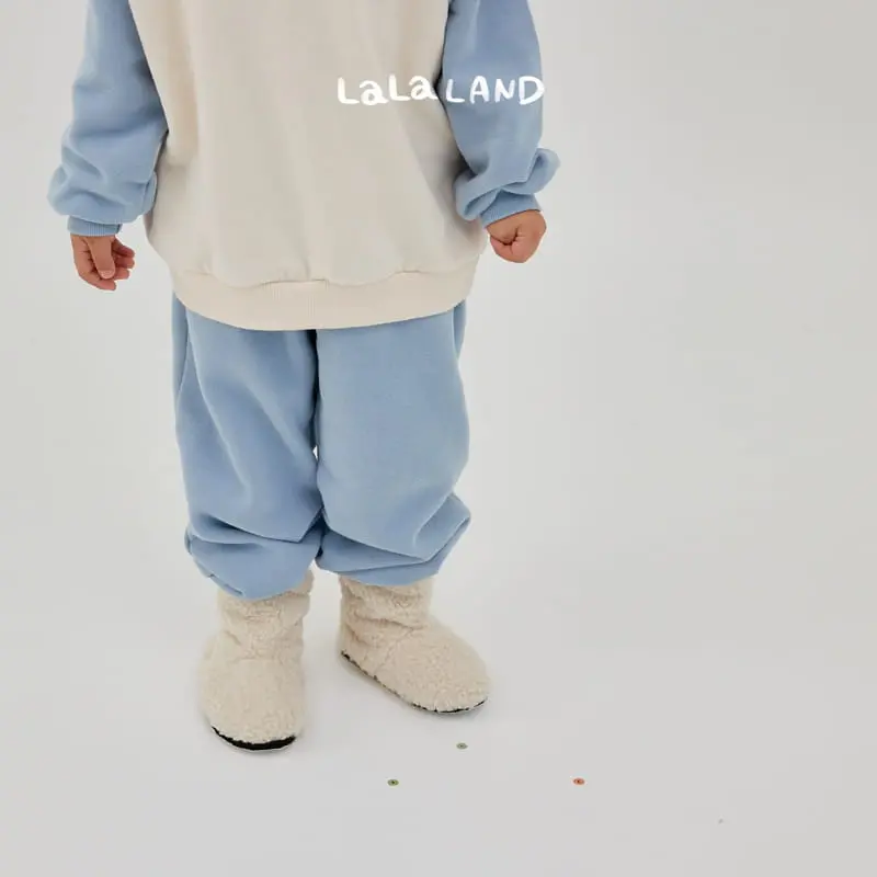 Lalaland - Korean Children Fashion - #Kfashion4kids - Block Ralgan Top Bottom Set - 9