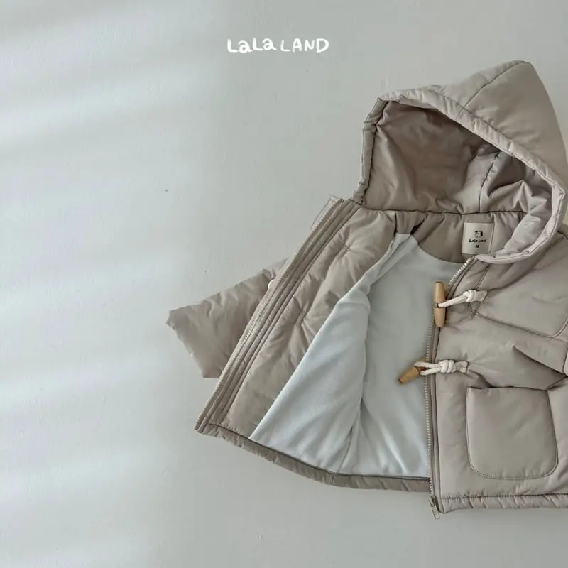 Lalaland - Korean Children Fashion - #Kfashion4kids - Dduckboki Hoody Padding Jacket - 5