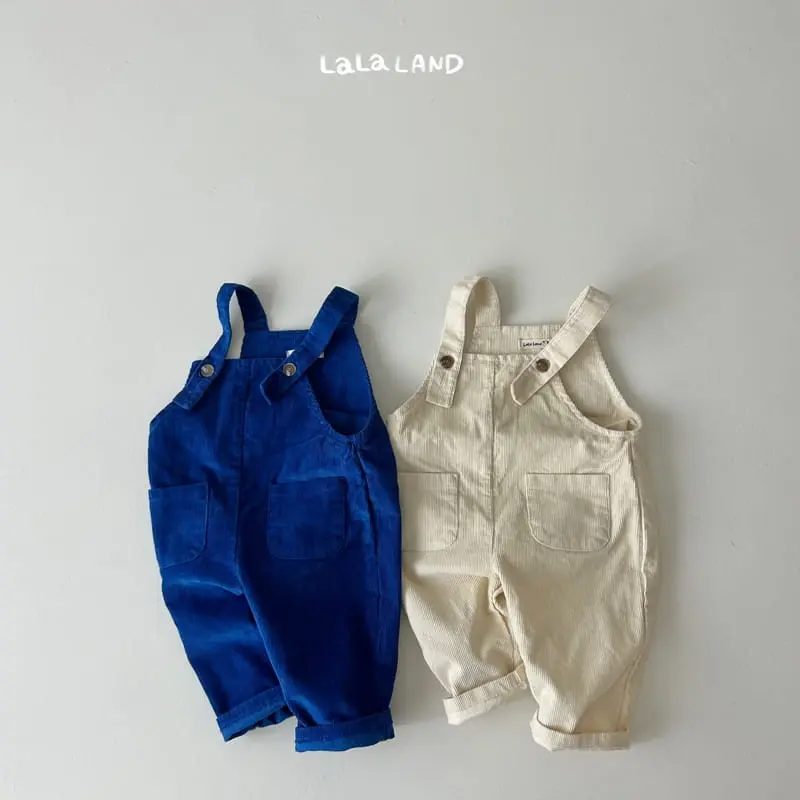 Lalaland - Korean Children Fashion - #childrensboutique - Toy Rib Dungarees
