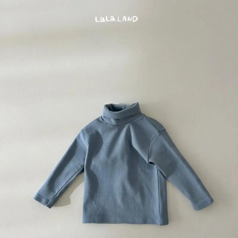 Lalaland - Korean Children Fashion - #fashionkids - Long Neck Turtleneck Tee - 9
