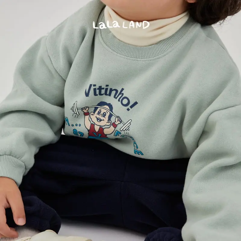 Lalaland - Korean Children Fashion - #kidsstore - Weightlifting Sweatshirt - 7