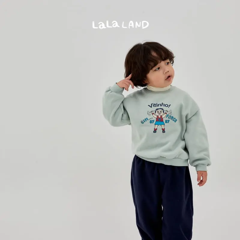 Lalaland - Korean Children Fashion - #kidzfashiontrend - Weightlifting Sweatshirt - 8