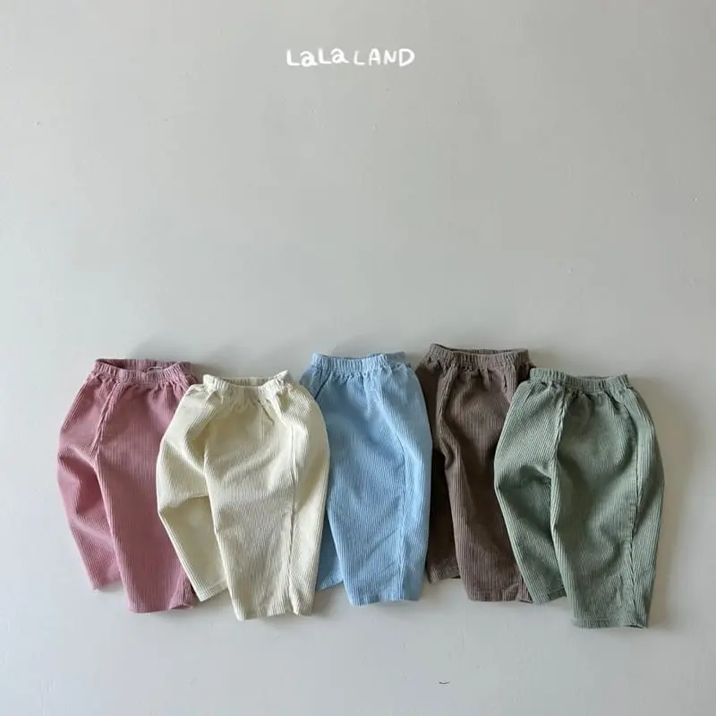 Lalaland - Korean Children Fashion - #kidzfashiontrend - Rib Pants