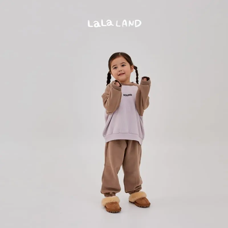 Lalaland - Korean Children Fashion - #kidzfashiontrend - Block Ralgan Top Bottom Set - 8