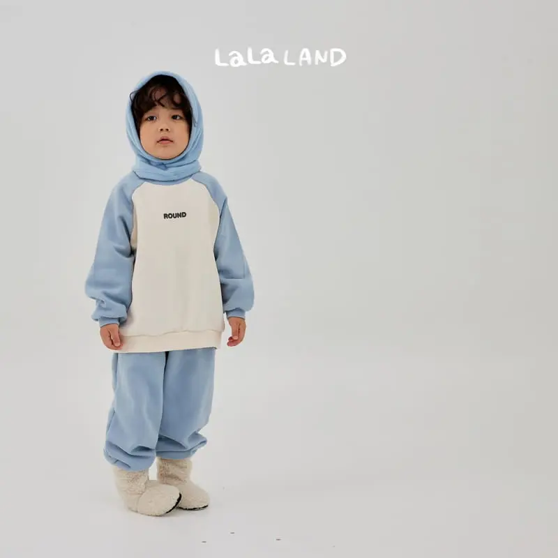 Lalaland - Korean Children Fashion - #magicofchildhood - Block Ralgan Top Bottom Set - 11