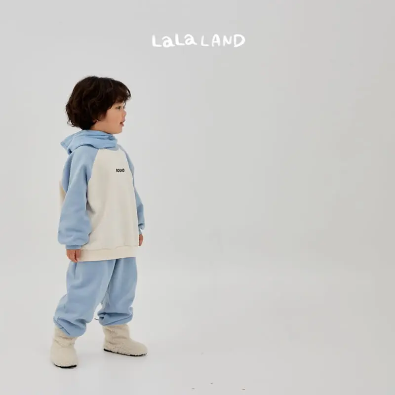 Lalaland - Korean Children Fashion - #minifashionista - Block Ralgan Top Bottom Set - 12