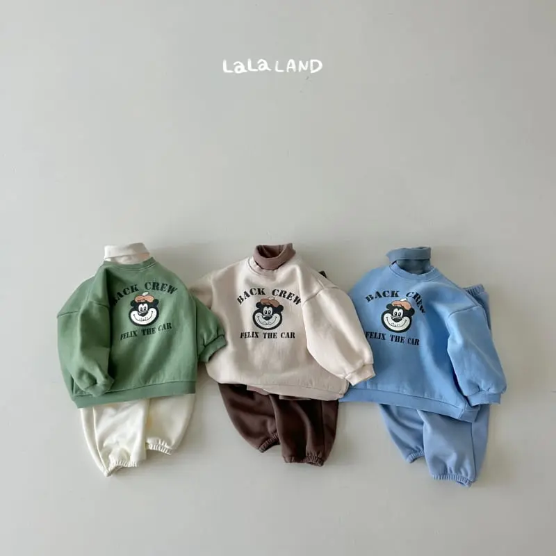 Lalaland - Korean Children Fashion - #prettylittlegirls - Crew Sweatshirt - 6