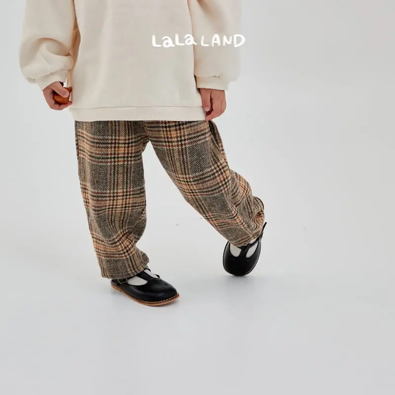 Lalaland - Korean Children Fashion - #prettylittlegirls - London Check Pants - 8