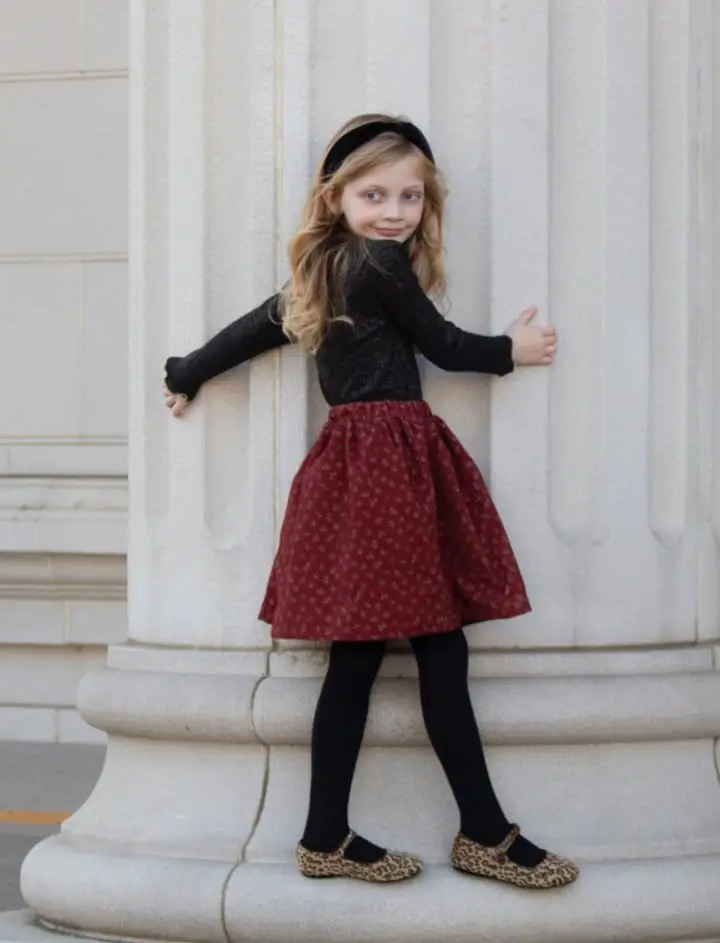 Le Bev - Korean Children Fashion - #childofig - Gold Muffler Tee - 2