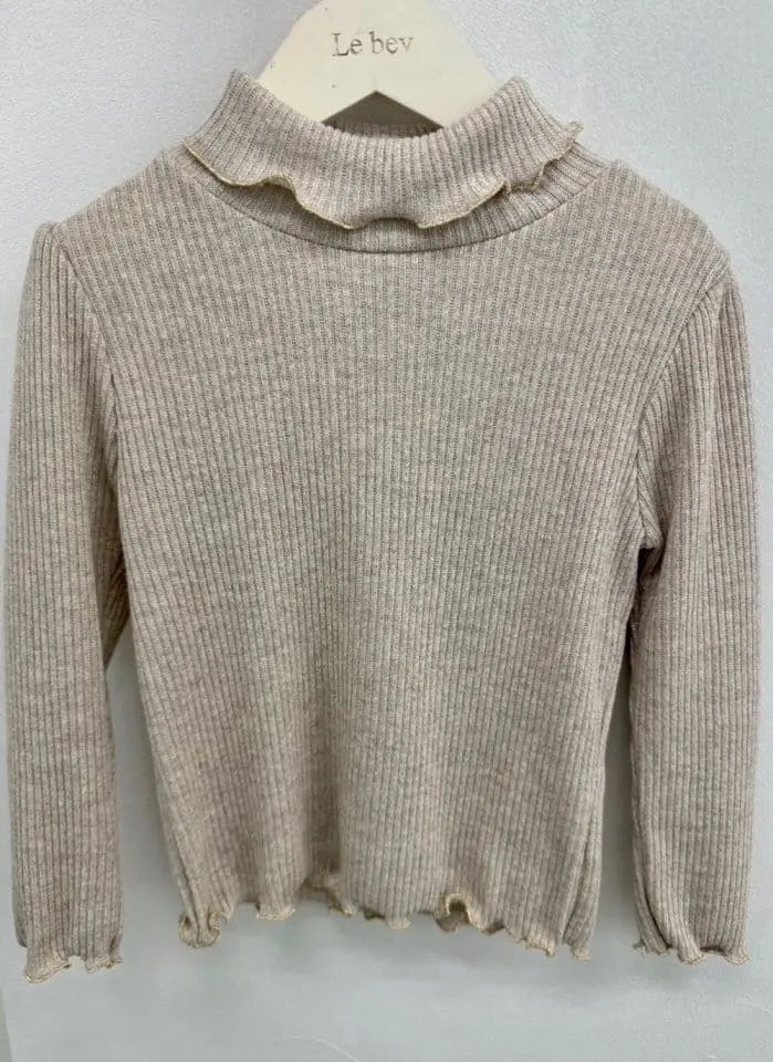Le Bev - Korean Children Fashion - #childofig - Gold Muffler Tee - 4