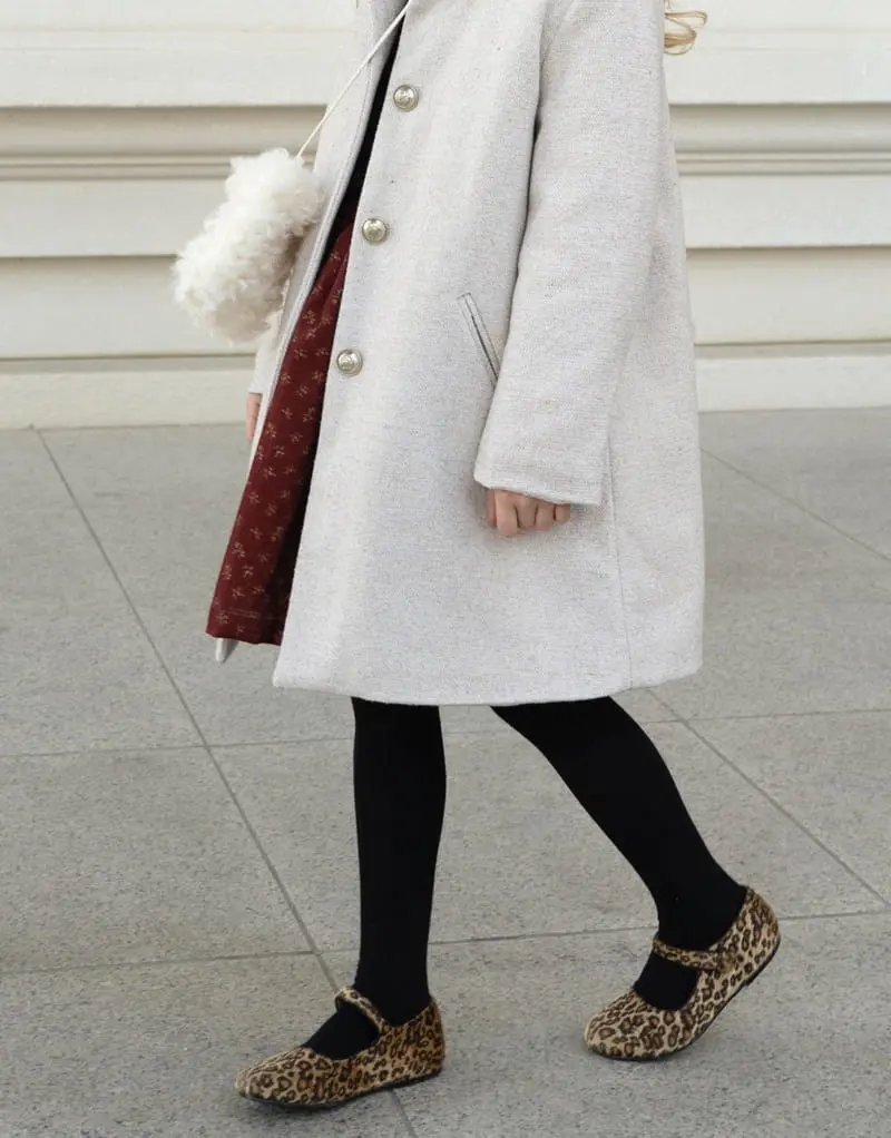 Le Bev - Korean Children Fashion - #discoveringself - Gold P Coat - 5